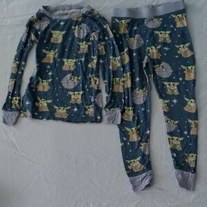 Littles Sleepies Grogu 2-piece Long Sleeve Pajama Set